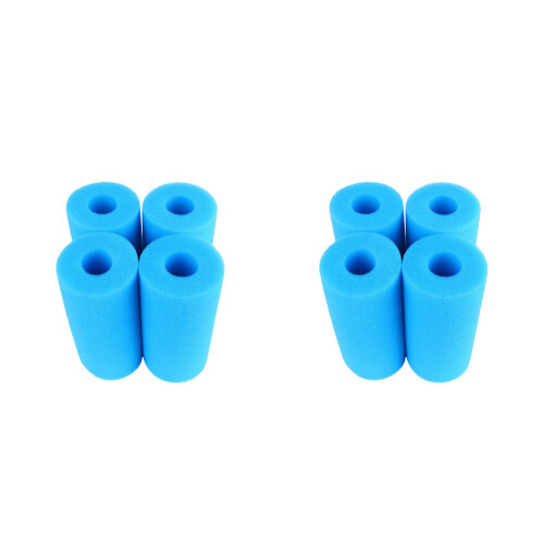 8Pcs Blue Aquarium Sponge Filter, Pre-Filter Cylinder for Fish Tanks 1