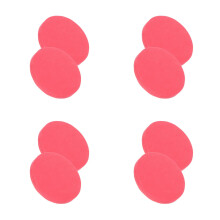 8Pcs Red Drum Protector Pads Easy Wash Drum Set Reinforcement Stickers