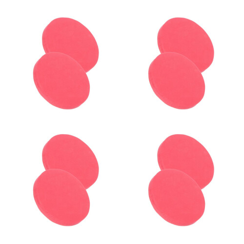 8Pcs Red Drum Protector Pads Easy Wash Drum Set Reinforcement Stickers