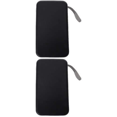 2Pièces Pochette De Rangement Cd Et Dvd 80 Disques Polyester Noir