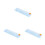 3Pcs Manual Plastic Paper Cutter Blue A4 Multi-Angle Paper Trimmer 1