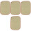 4Pièces Coussin Refroidissant Hamster Respirant Confortable 1