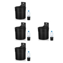 4Pièces Support Bouteille Noir Pour Rangement Extérieur