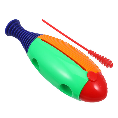 5Sets Multi ABS Plastic Guiro Kids Musical Instrument Percussion Toy 2