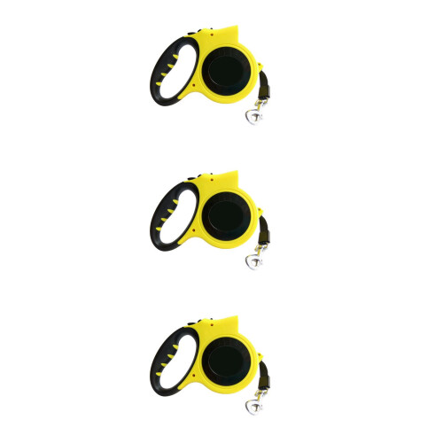 3Pièces Laisse Animaux Large Lumière LED