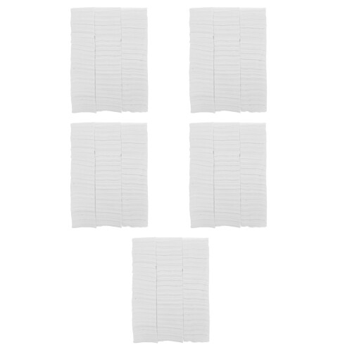 2500Pcs White Cotton Face Wipes Double-Layer Soft Makeup Remover Pads