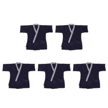 5Pièces Manteau Chef Sushi Traditionnel Japonais En Fibre De Bambou