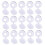 100Pcs Screw Protection Covers Folding Snap Decoration Caps 1
