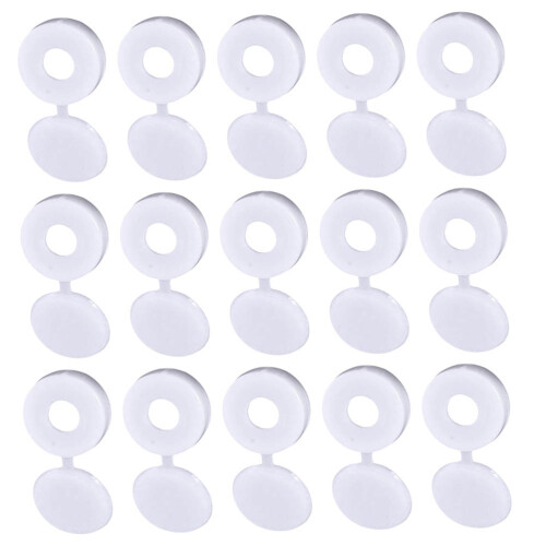 100Pcs Screw Protection Covers Folding Snap Decoration Caps