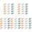 75Pcs Strong Grip Plastic Clothes Clips for Windproof Quilt Drying 4