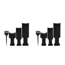 8Pcs Black Hair Coloring Paddle Boards Salon Hairdressing Supplies