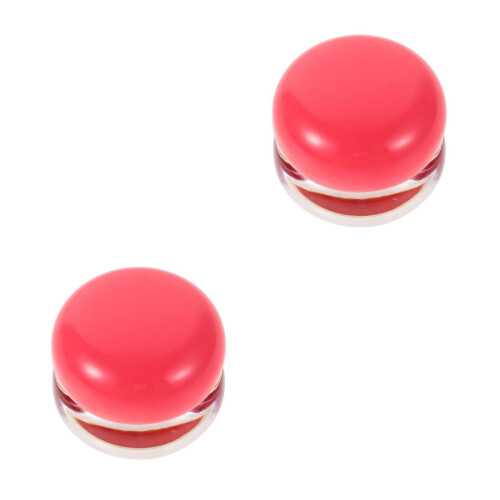 2Pcs Versatile Red Cream Blush Stick for Cheeks Lips Home Use
