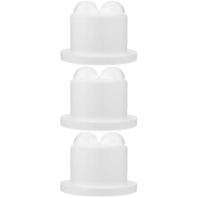 3Pièces Faux Gâteaux Ronds En Mousse Pour Décoration Blanc Durable