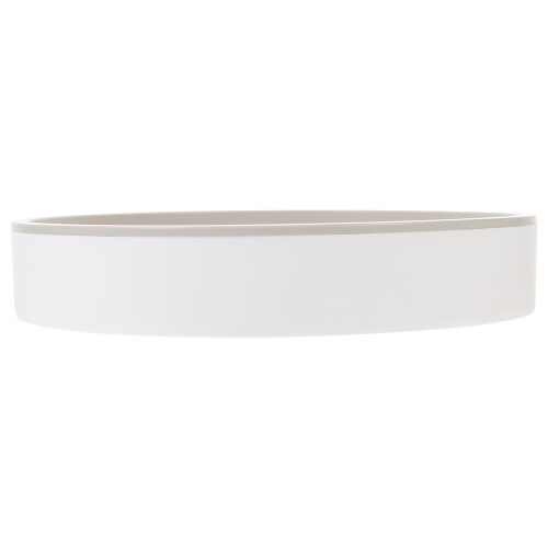 3Pcs Round White Rotatable Makeup and Spice Storage Tray PP 1