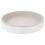 3Pcs Round White Rotatable Makeup and Spice Storage Tray PP 3