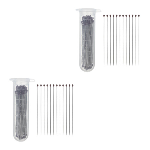 200Pcs Stainless Steel Insect Mounting Pin Kit Silver Fixing Tool Set