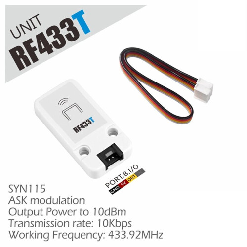 M5Stack RF433T/R Wireless RF Transmitter & Receiver Working Frequency 433.92MHz for IoT RF Remote Control Automation 1