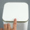 2Pcs Small White ABS Desk Organizer Mini Trash Can with Cover 4