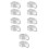 150Pcs Multipurpose Metal Jar Lids Leakproof Silver Canning Caps 1