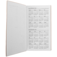Agenda Mensuel Rose En Papier Doiln Cuir Pour Usage Maison