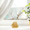 3Pièces Petits Bateaux Simulation Métal Ornements Pour Table 9