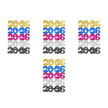 20Pcs Class of 2026 Glitter Eyewear Durable Pc Material for Home Use