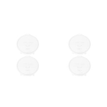 4Pcs White ABS DIY Face Mask Mold Set Reusable Seaweed Skin Care Trays