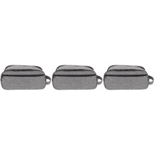 3Pcs Travel Suction Oxygen Machine Bag Portable Grey Organizer