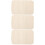 3Pcs Soft PU Car Armrest Pad Beige Center Console Cushion 8