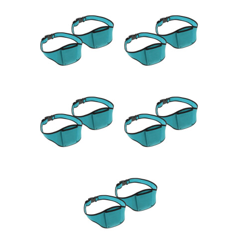 10Pcs Lightweight Polyester Workout Mic Holder Belt Pocket