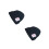 2Pièces Bonnet Noir Tricoté Bébé Pour Photos 5