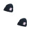 2Pièces Bonnet Noir Tricoté Bébé Pour Photos 6