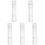 5Pcs Clear Erhu Carrying Bag Practical Pc Storage and Music Case 3