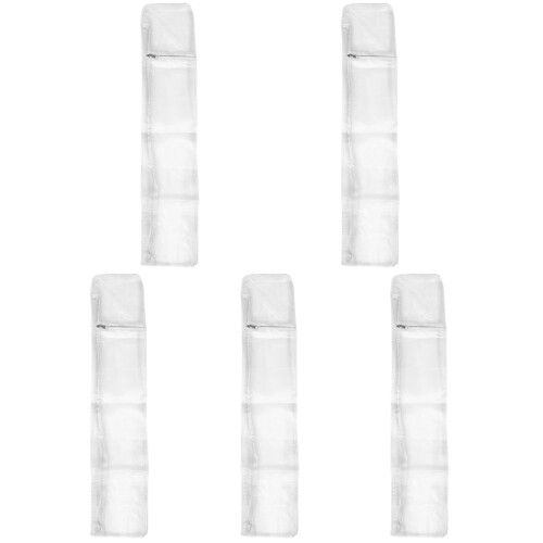 5Pcs Clear Erhu Carrying Bag Practical Pc Storage and Music Case 2