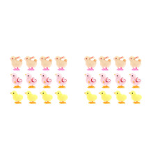 24Pcs Clockwork Plaything Plush Plastic Wind Up Toys for Kids Play