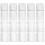 5Pcs Clear Erhu Carrying Bag Practical Pc Storage and Music Case 10