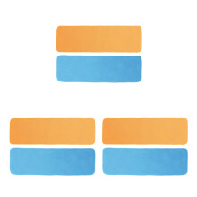 6Pcs Microfiber Sports Towels Fast Dry Gym Towels Assorted Colors