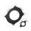 4Pcs Easy Install Car Door Speaker Spacer Gaskets Black for 3