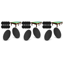 36Pcs Black Eva Table Levelers for Billiards Accessories and Furniture