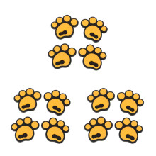 12Pcs Orange Snowboard Grip Stickers PVC Anti-Slip Pads for Skiing