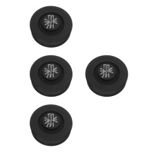 4Pcs Black Calligraphy Ink Stones with Lid for Student Use