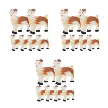 18Pcs Multi Mini Goat and Sheep Figurines Realistic Toy Farm Animals