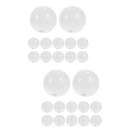 200Pcs White Plastic Replaceable Bells for Plush Toy Doll Noise Making