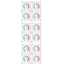 12Pcs Easy Install Outdoor Thermometer Window Gauge for Garage Patio