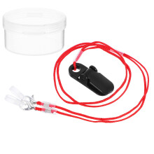 Red Adjustable Hearing Amplifier Retention Clip Rope for Home Use