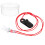 Red Adjustable Hearing Amplifier Retention Clip Rope for Home Use 1