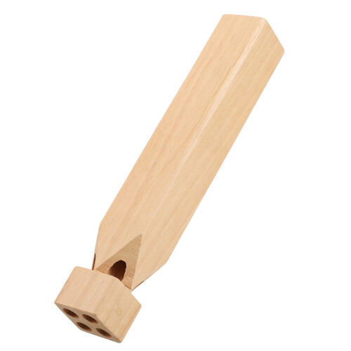 4Pièces Sifflets Bois Train Beige Enfants Faveurs 1