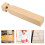 4Pièces Sifflets Bois Train Beige Enfants Faveurs 10