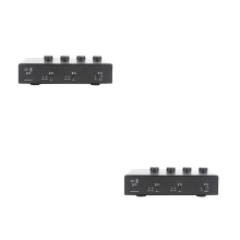 2Sets Universal Microphone Preamp with Supply, Dark Grey