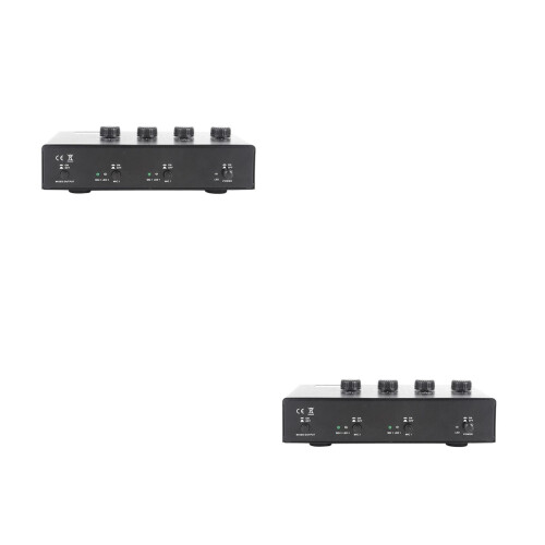 2Sets Universal Microphone Preamp with Supply, Dark Grey